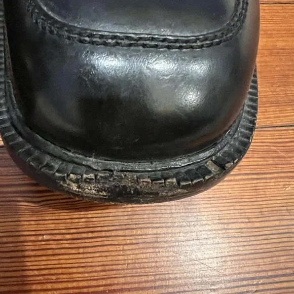 MOVING SALE 🔥 Gucci Black Leather Horsebit Loafers 10D Designer Dress Shoes - Picture 7 of 8